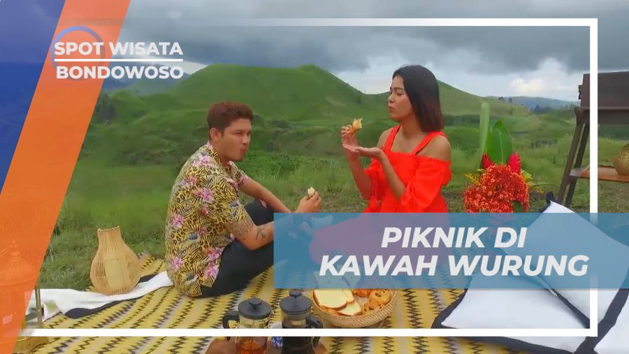 Piknik Santai di Kawah Wurung yang Eksotis, Bondowoso  