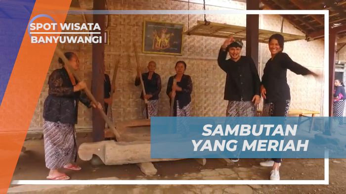 Sambutan Meriah di Desa Wisata Osing Kemiren, Banyuwangi 