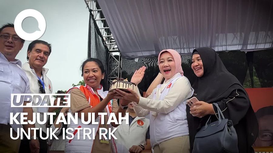 Video: Istri RK Dapat Kejutan Ultah di Kampanye Akbar
