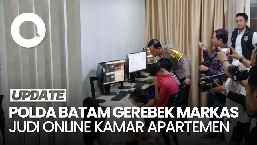 Video: Penggerebekan Markas Judi Online di Batam, Operator Umur 18-20 Tahun