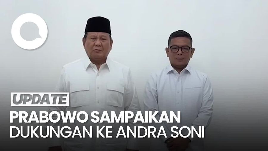 Video Prabowo Endorse Andra Soni di Pilgub Banten