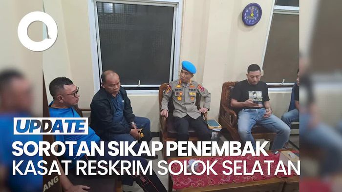 Video Sorotan ke Penembak Kasat Reskrim Solok Selatan: Merokok-Tak Diborgol