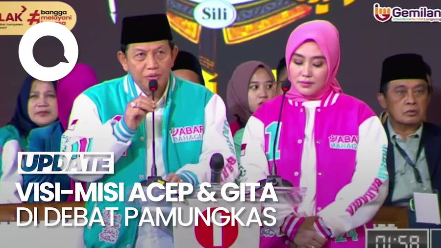 Video Visi-Misi Acep-Gita: Bangun Smart Eco City hingga Rehabilitasi Puncak