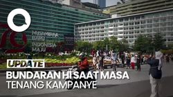  CFD Ditiadakan Karena Masa Tenang Pilkada, Bundaran HI Tetap Ramai