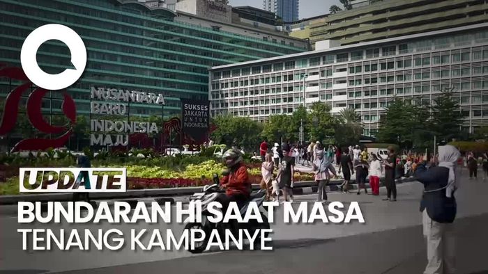 Video: CFD Ditiadakan Karena Masa Tenang Pilkada, Bundaran HI Tetap Ramai