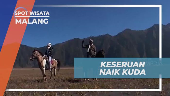 Menyusuri Keseruan Naik Kuda di Padang Pasir Kota Malang