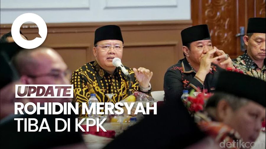 Video: Gubernur Rohidin Mersyah Tiba di KPK Seusai OTT di Bengkulu