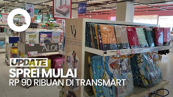Video Full Day Sale! Harga Terbaik Sprei di Transmart, Diskon 50+20%