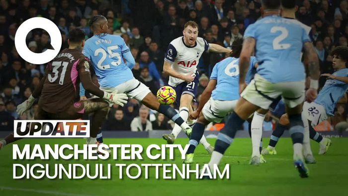 Video: City Sudah 5 Kali Kalah Beruntun, Kini Digunduli Tottenham di Etihad