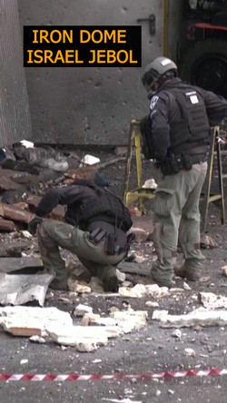 Video: Iron Dome Jebol, Rudal Hizbullah Hantam Pabrik di Israel Utara