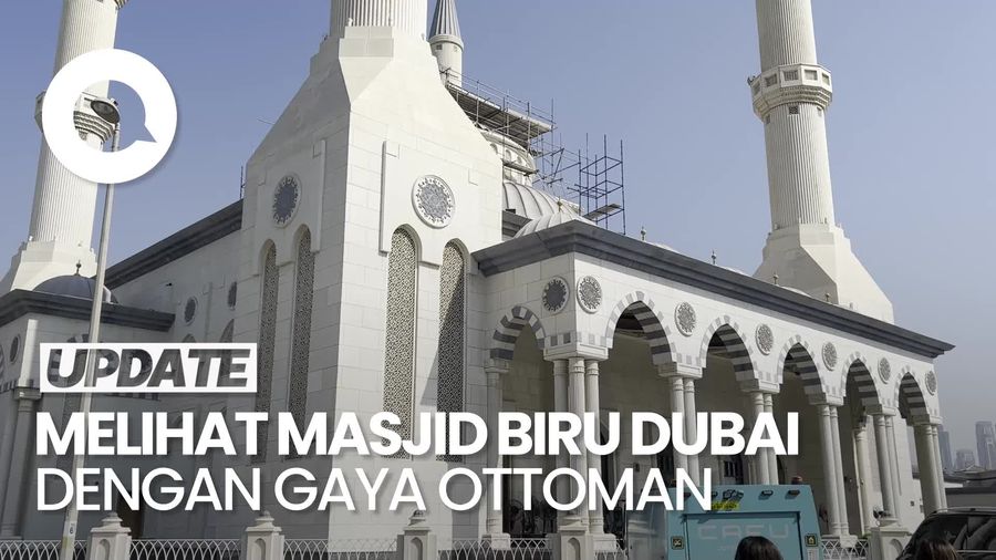 Video: Masjid Biru Dubai yang Memadukan Seni Andalusia dan Turki