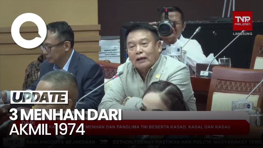 Video: Anggota DPR Bangga 3 Menhan dari Akmil 1974