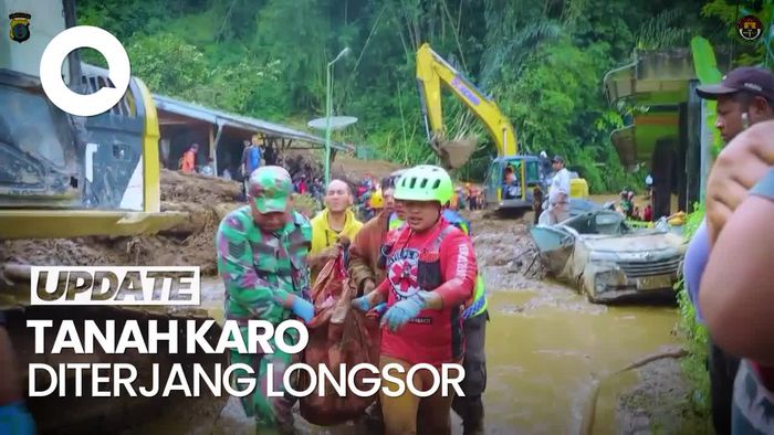 Video: Longsor Terjang Karo Sumut, 10 Orang Dilaporkan Hilang