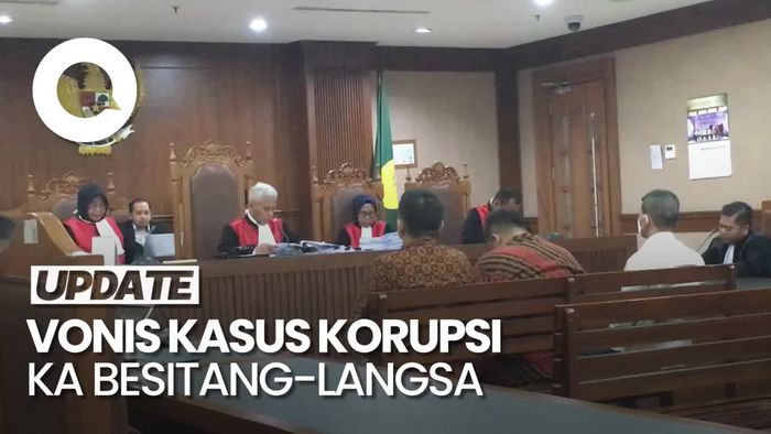 Video: Vonis 5-7 Tahun Bui buat 3 Terdakwa Kasus Korupsi KA Besitang-Langsa