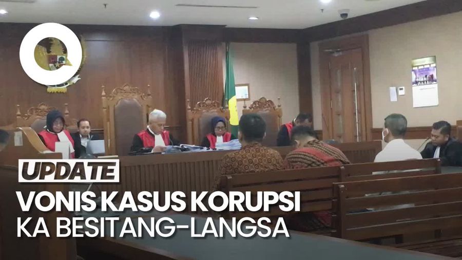 Video: Vonis 5-7 Tahun Bui buat 3 Terdakwa Kasus Korupsi KA Besitang-Langsa