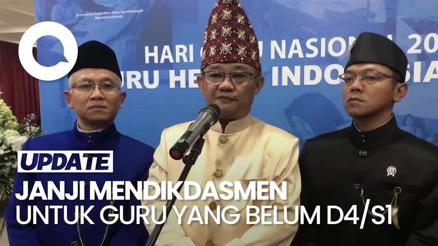 Video: Janji Mendikdasmen Penuhi Kualifikasi Pendidikan Guru