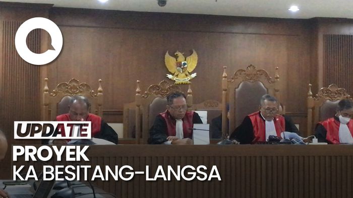 Video: Hakim Nyatakan Kerugian Negara di Kasus KA Besitang-Langsa Rp 30 M