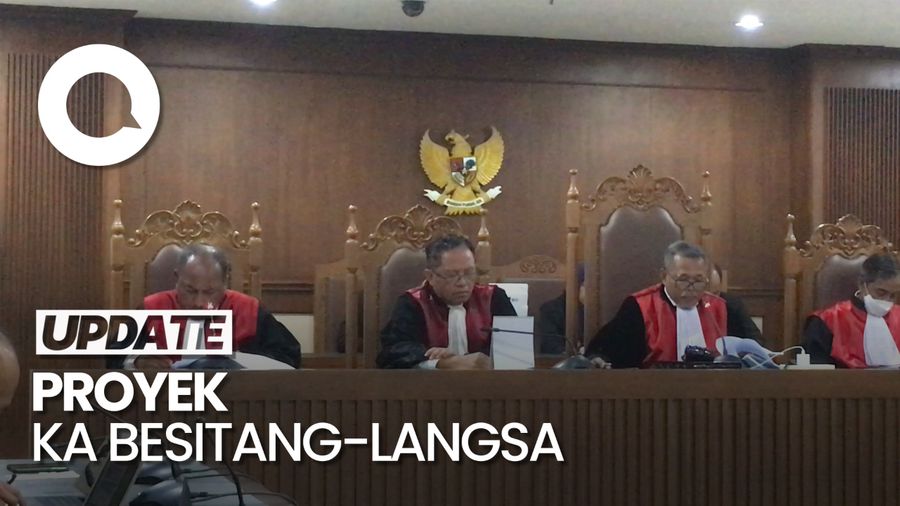 Video: Hakim Nyatakan Kerugian Negara di Kasus KA Besitang-Langsa Rp 30 M
