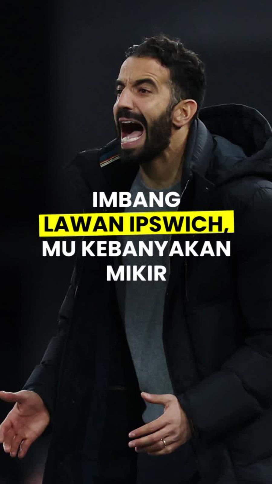 Video Ruben Amorim: Pemain MU Kebanyakan Mikir