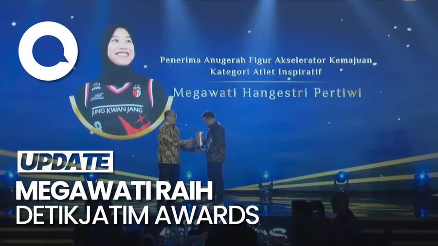 Video Megawati hingga Saiful Bahri Sabet detikJatim Awards