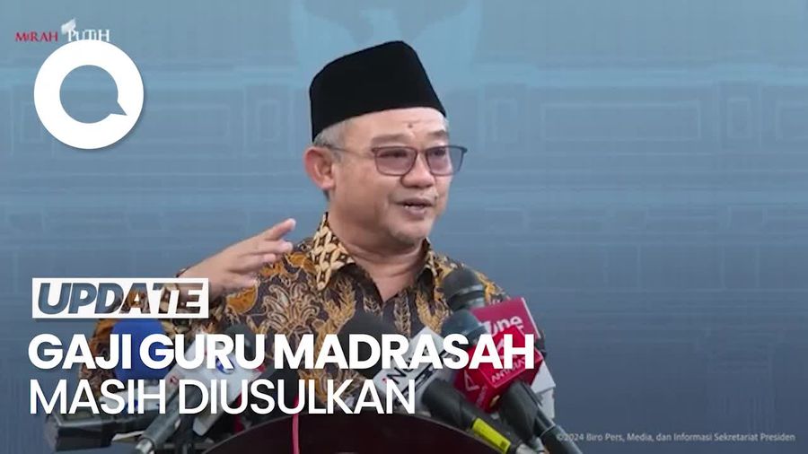 Video: Kenaikan Gaji Guru Madrasah Belum Bisa Dipastikan Mendikdasmen