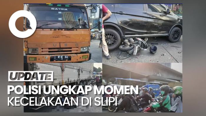 Video: Truk Tronton Tabrak 6 Kendaraan di Slipi Sempat Terobos Lampu Merah