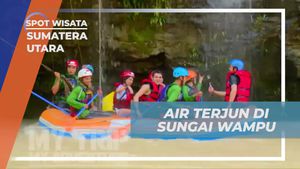 Keindahan Air Terjun di Sungai Wampu, Sumatera Utara