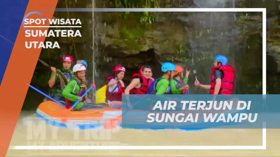 Keindahan Air Terjun di Sungai Wampu, Sumatera Utara