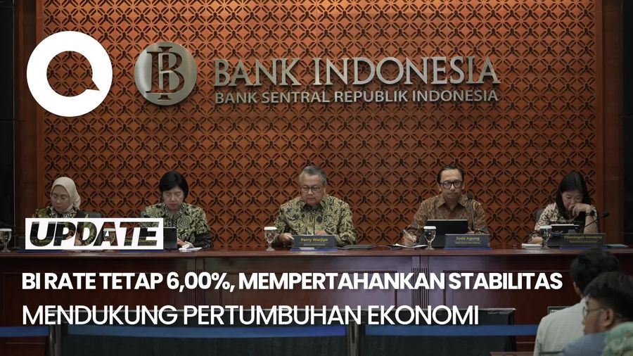 BI Rate Tetap 6,00%, Mempertahankan Stabilitas, Mendukung Pertumbuhan Ekonomi