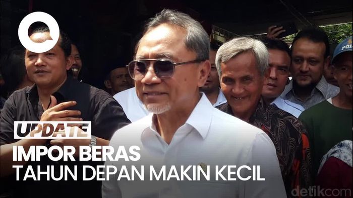 Video Zulhas: Mudah-mudahan Impor Beras 2025 Sedikit, Syukur-syukur Tak Impor