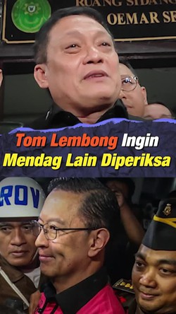 Video: Jawaban Kejagung soal Tom Lembong Ingin Mendag Lain Diperiksa