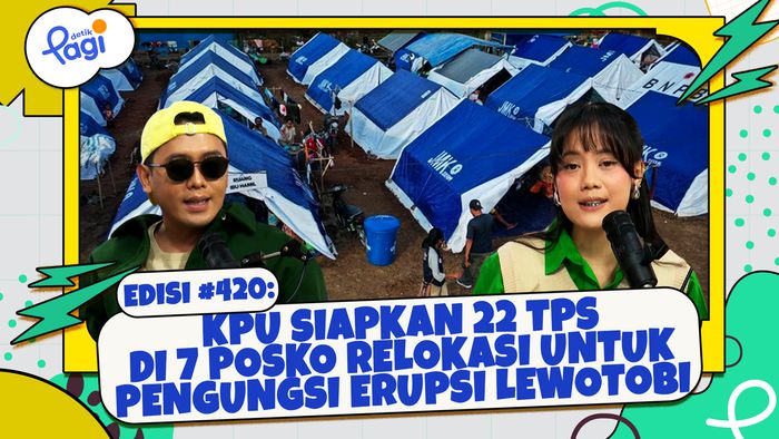  KPU Siapkan 22 TPS di 7 Posko Relokasi untuk Pengungsi Erupsi Lewotobi