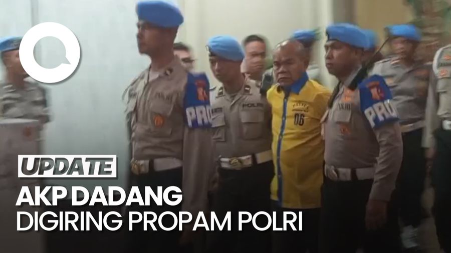 Video: Tampang AKP Dadang dengan Tangan Diborgol Seusai Dipecat Polri
