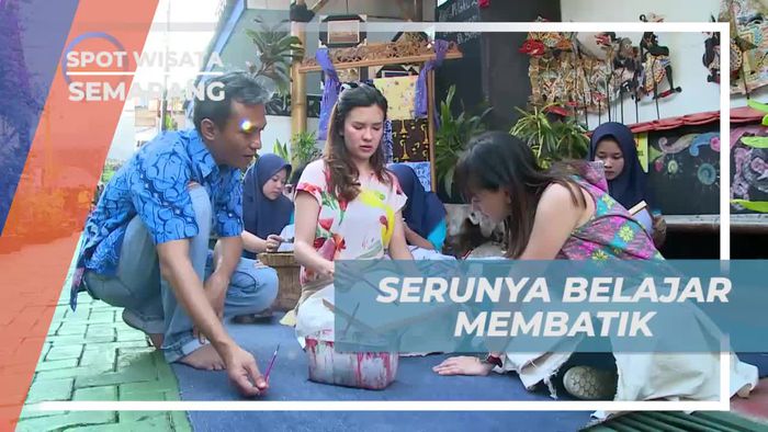 Serunya Belajar Membatik di Kampung Batik Semarang