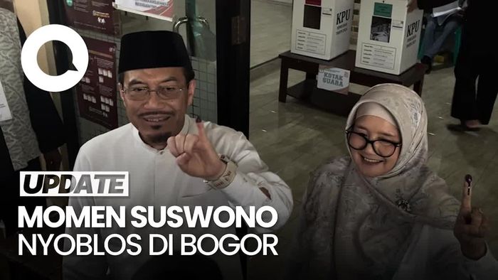 Video: Suswono Nyoblos di Bogor, Jalan Kaki ke TPS