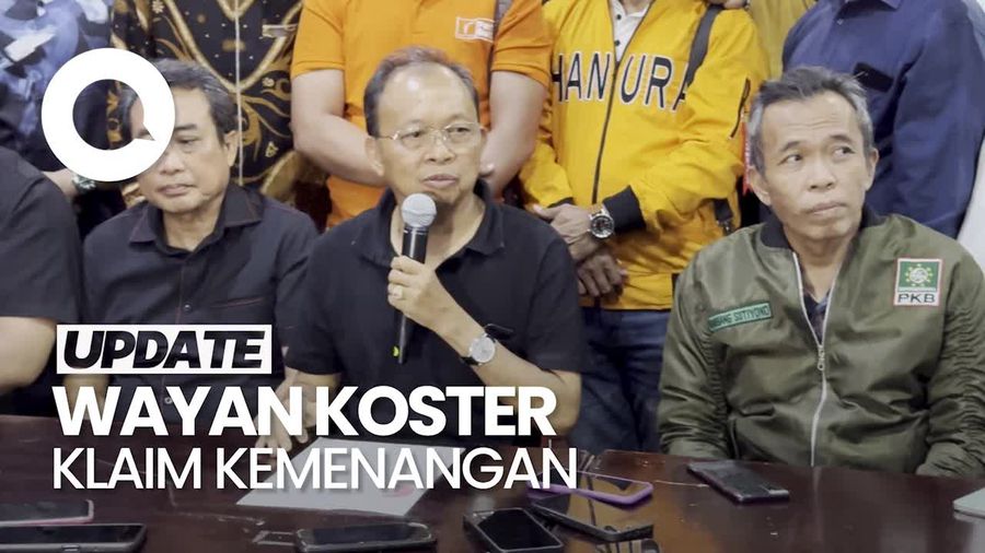 Video: Wayan Koster Klaim Unggul 61% Versi Real Count Internal
