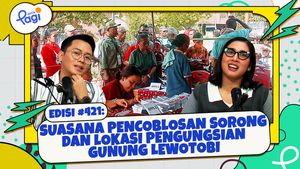 Suasana Pencoblosan Sorong dan Lokasi Pengungsian Gunung Lewotobi