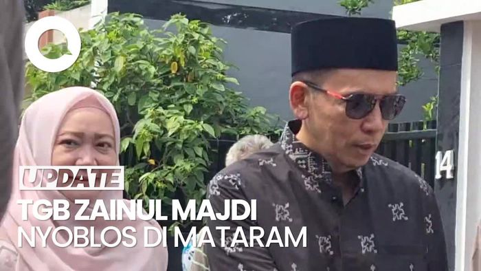 Video: TGB Zainul Majdi Nyoblos di TPS Mataram Didampingi Istrinya