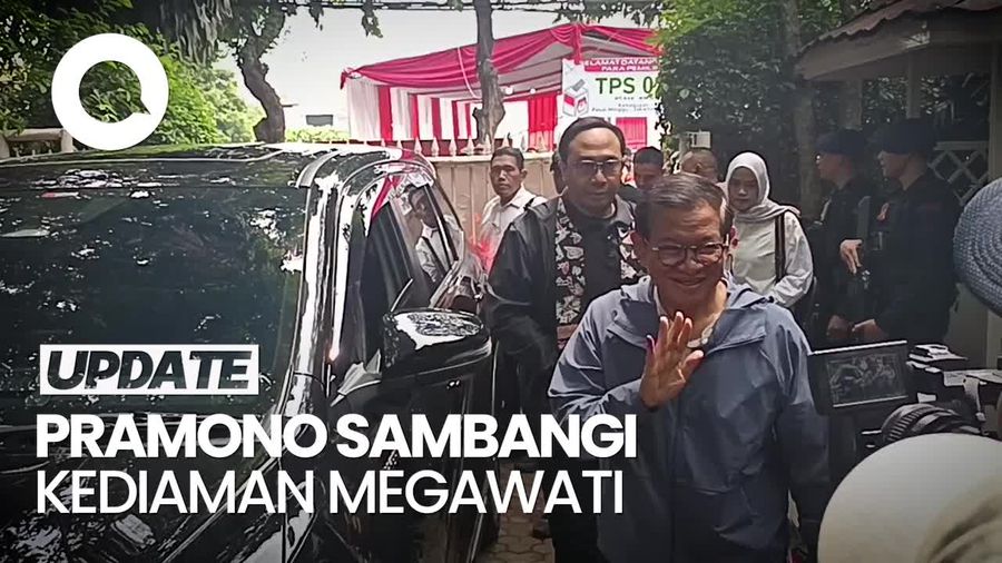 Video Pramono Tiba di Rumah Megawati: Sudah 3 Bulan Nggak Ketemu