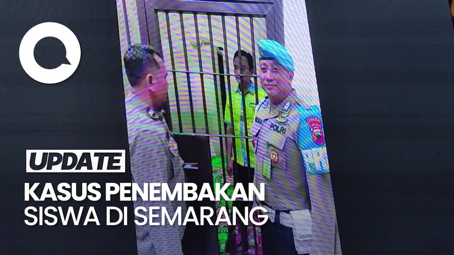 Video: Polisi Penembak Siswa SMK di Semarang Ditahan