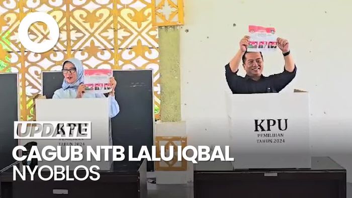 Video Cagub NTB Lalu Iqbal Seusai Nyoblos: Targetnya Menang!