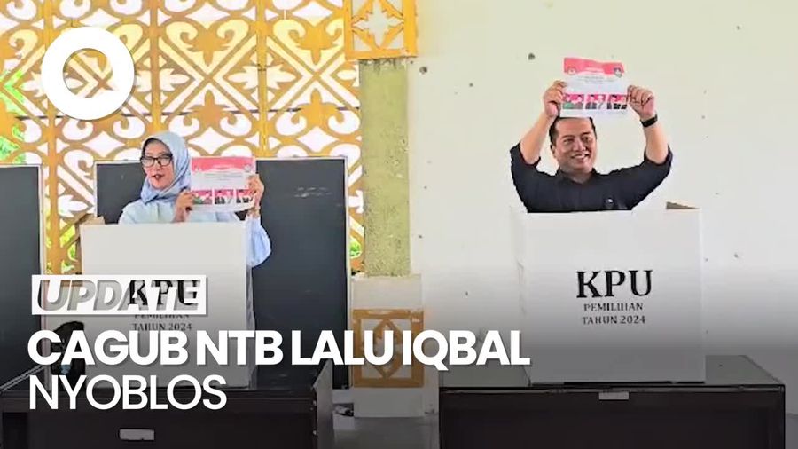Video Cagub NTB Lalu Iqbal Seusai Nyoblos: Targetnya Menang!