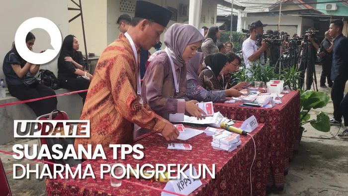 Video TPS 31 Lebak Bulus Jelang Dharma Pongrekun Bakal Nyoblos
