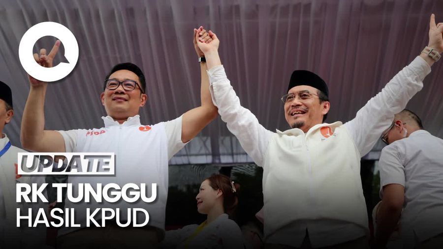Video: Sikap Ridwan Kamil Tanggapi Hasil Quick Count