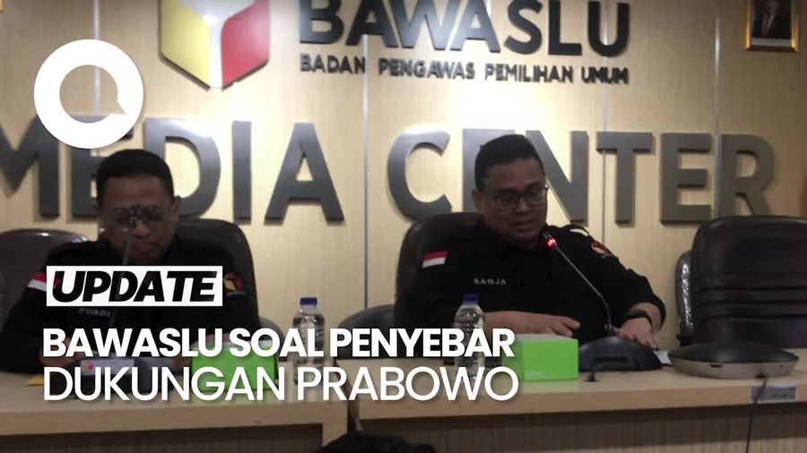 Video Bawaslu Akan Panggil Penyebar Surat Dukungan Prabowo untuk RK di Masa Tenang