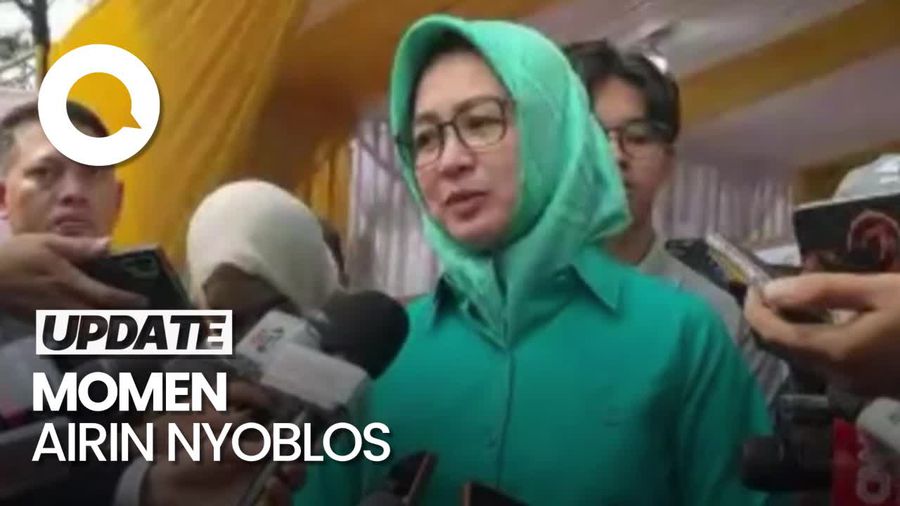 Video: Video Momen Airin Nyoblos di TPS 15 Tangsel