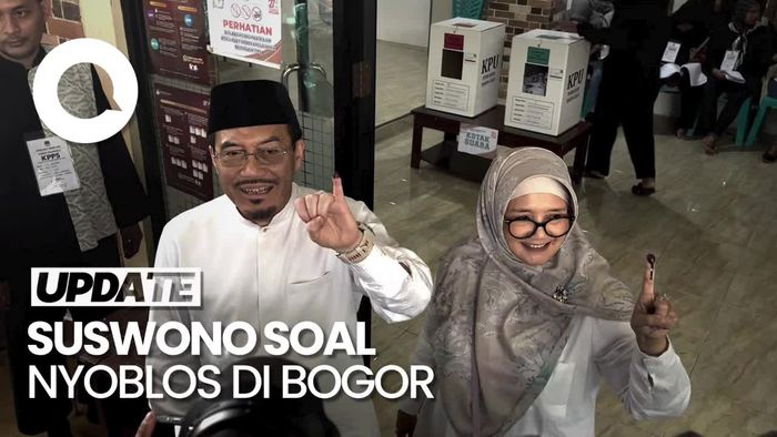 Video Suswono Nyoblos di Bogor: Sesuai KTP-nya, Keliru Kalau Menertawakan