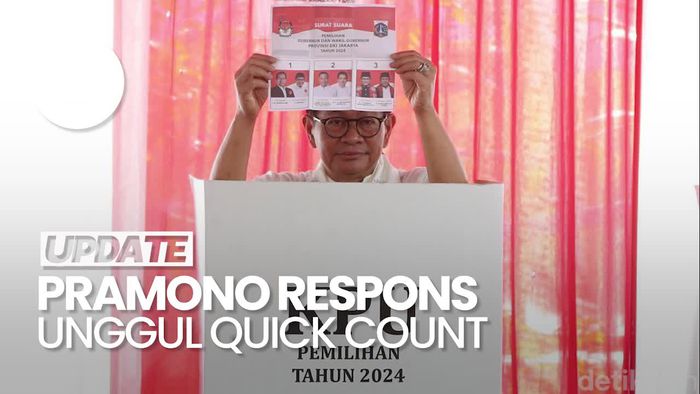 Video: Pramono Respons Unggul Quick Count di Sejumlah Lembaga Survei