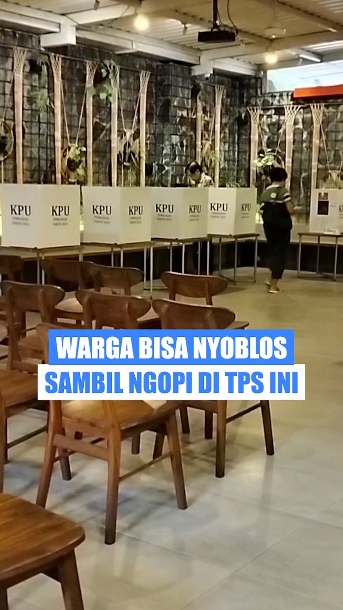 Video: Saat Coffee Shop di Bandung Disulap Jadi TPS