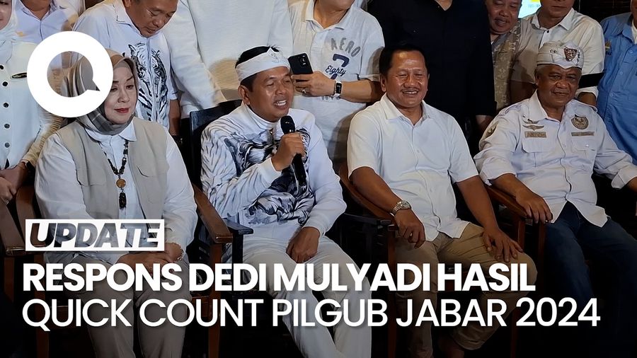 Video: Unggul Quick Count Pilgub Jabar 2024, Dedi Mulyadi Anggap Dirinya Menang